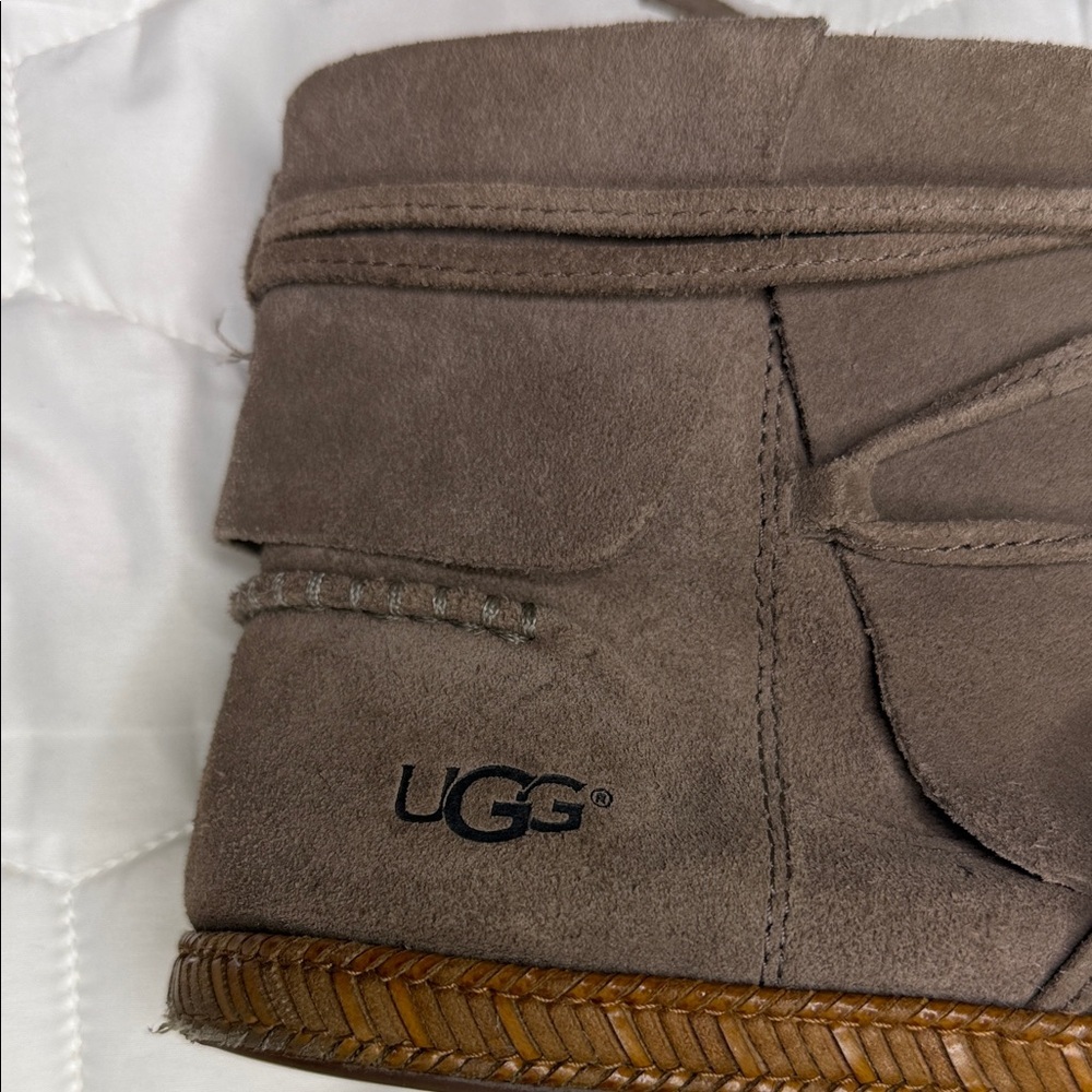 UGG Women’s Suede Reid Boots - Picture 2 of 9